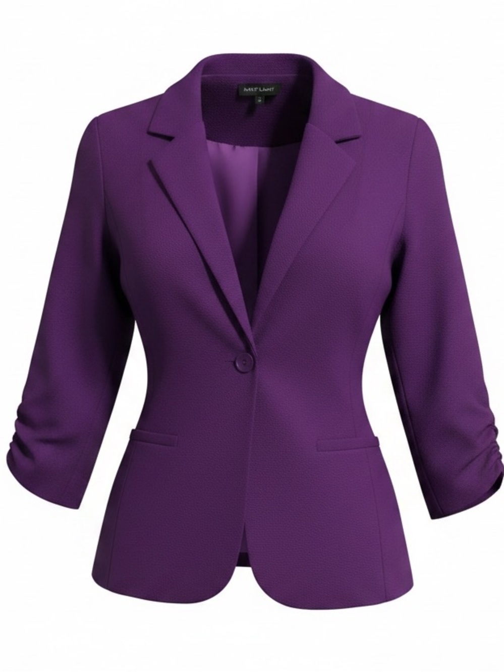 Women's Purple Single-Button Blazer Jacket by Apt. 9